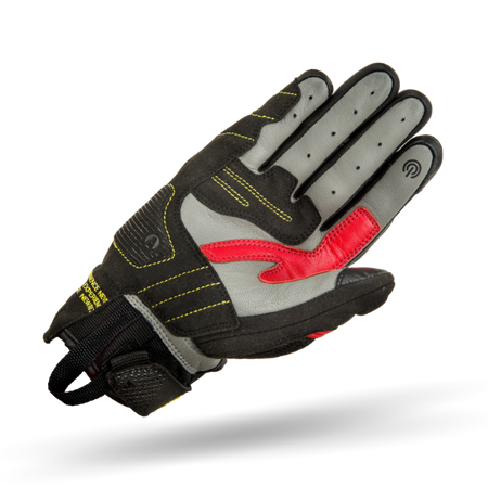 RĘKAWICE MOTOCYKLOWE | SHIMA X-BREEZE 2 RED | KRÓTKIE Z OCHRANIACZAMI CE