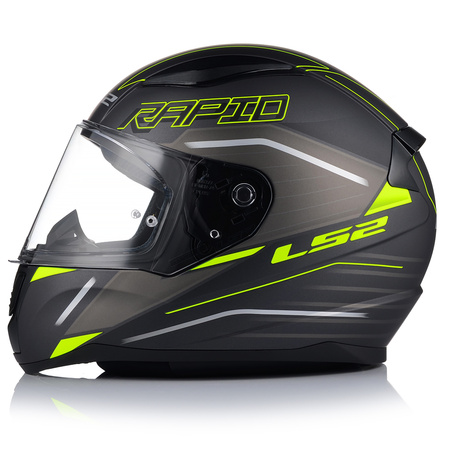 KASK MOTOCYKLOWY LS2 FF353 RAPID II ROKKU ECE 22.06 + ZŁOTA SZYBA