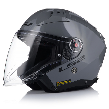 OTWARTY KASK MOTOCYKLOWY LS2 OF603 NARDO GREY + PINLOCK ANTYPARA + BLENDA