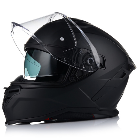 KASK MOTOCYKLOWY | VITO PRESTO CZARNY MAT | INTEGRALNY + INTERKOM + BLENDA