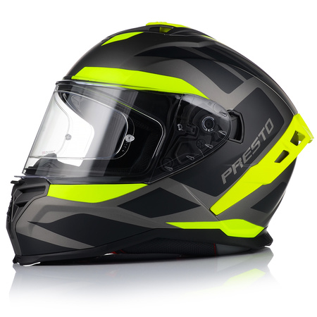 KASK MOTOCYKLOWY | VITO PRESTO FLUO | INTEGRALNY + PINLOCK + BLENDA