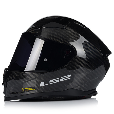 KASK MOTOCYKLOWY LS2 FF811 VECTOR II CARBON + PINLOCK + BLENDA + 2x SZYBA