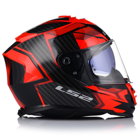 KASK MOTOCYKLOWY LS2 FF800 STORM II TRACKER + PINLOCK + BLENDA ECER 22.06