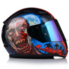 KASK MOTOCYKLOWY LS2 FF353 RAPID II ZOMBIE 06 + LUSTRZANKA TĘCZOWA SZYBA