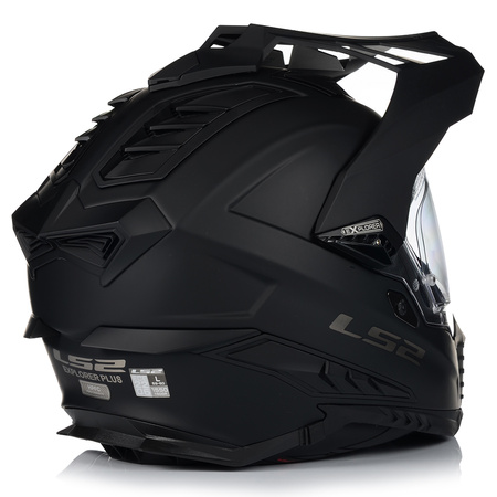 KASK MOTOCYKLOWY LS2 MX701 EXPLORER WŁÓKNO SZKLANE + PINLOCK + BLENDA 22.06