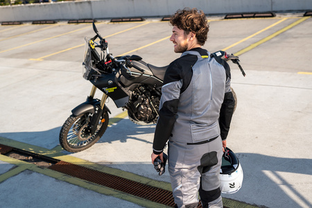 SPODNIE MOTOCYKLOWE | SHIMA JET | MĘSKIE WODOODPORNE + OCHRANIACZE GRATIS