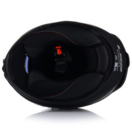 KASK MOTOCYKLOWY LS2 FF808 STREAM II CZARNY MATT SYSTEM PINLOCK + BLENDA