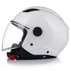 KASK MOTOCYKLOWY OTWARTY | VITO UNO | BIAŁY POŁYSK SKUTER CHOPPER ECE 22.06