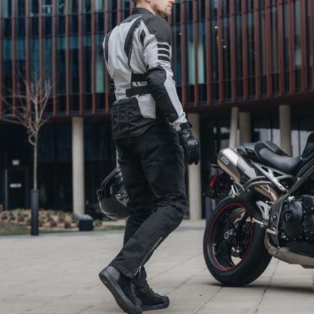 SPODNIE MOTOCYKLOWE | REBELHORN HAWK III | JEANSY MĘSKIE KEVLAR + GRATISY