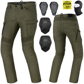 SPODNIE MOTOCYKLOWE | SHIMA GIRO 2.0 | MĘSKIE JEANSY + OCHRANIACZE + GRATIS