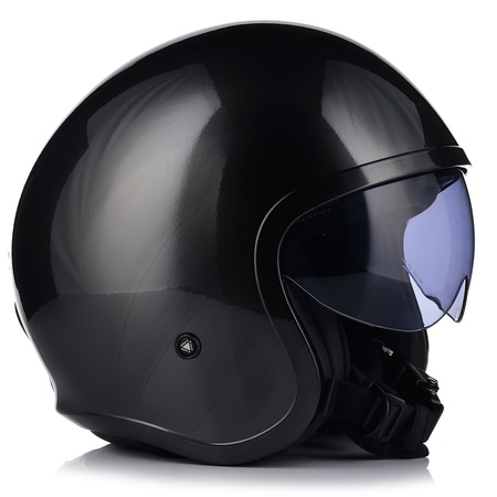 KASK MOTOCYKLOWY LS2 OF599 SPITFIRE JEANS TITAN + INTERKOM VITO BLUETOOTH