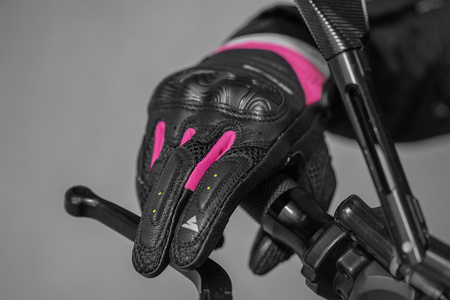 RĘKAWICE MOTOCYKLOWE | SHIMA RUSH LADY | KRÓTKIE DAMSKIE SKÓRA + GRATIS
