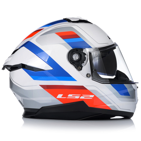 KASK MOTOCYKLOWY LS2 FF808 STREAM II VINTAGE KEVLAR SYSTEM PINLOCK + BLENDA