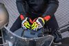RĘKAWICE MOTOCYKLOWE | SHIMA ST-3 FLUO | DŁUGIE SKÓRZANE SPORTOWE + GRATIS