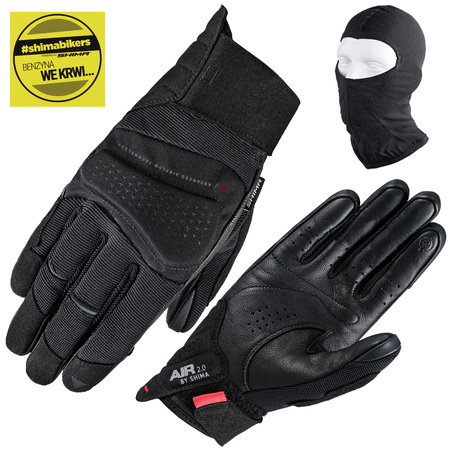 RĘKAWICE MOTOCYKLOWE | SHIMA AIR 2.0 LADY | DAMSKIE KRÓTKIE MIEJSKIE GRATIS