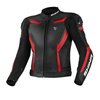 KURTKA MOTOCYKLOWA | SHIMA CHASE RED | MĘSKA SKÓRZANA SPORTOWA + GRATIS