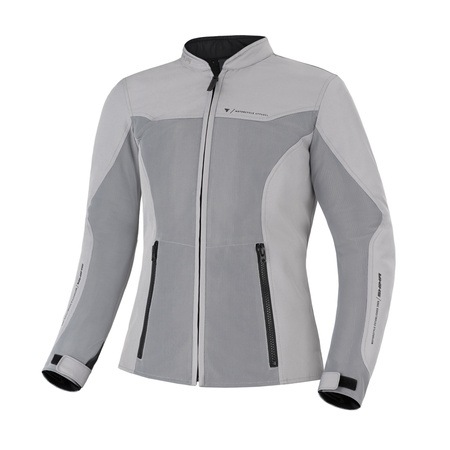KURTKA MOTOCYKLOWA | SHIMA OPENAIR LADY GREY | DAMSKA LETNIA MESH + GRATIS