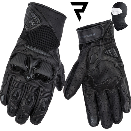 RĘKAWICE MOTOCYKLOWE | REBELHORN FLUX II | MĘSKIE KRÓTKIE MIEJSKIE +GRATISY