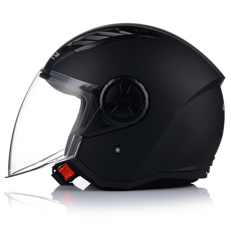 OTWARTY KASK MOTOCYKLOWY LS2 OF616 II CZARNY MAT + INTERKOM  BLUETOOTH