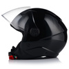 KASK MOTOCYKLOWY OTWARTY | VITO UNO | CZARNY POŁYSK SKUTER CHOPPER ECE 22.06