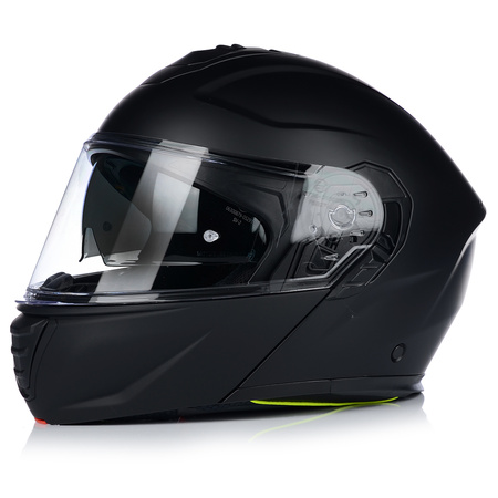 KASK MOTOCYKLOWY | VITO FURIO BLACK MAT | SZCZĘKOWY SYSTEM PINLOCK + BLENDA