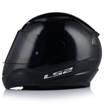 KASK MOTOCYKLOWY LS2 FF353 RAPID II CZARNY POŁYSK ECE 22.06 + CIEMNA SZYBA