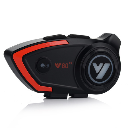 2x INTERKOM MOTOCYKLOWY VITO BLUETOOTH GŁOŚNIKI IPX6 WODOODPORNY 1000mAh