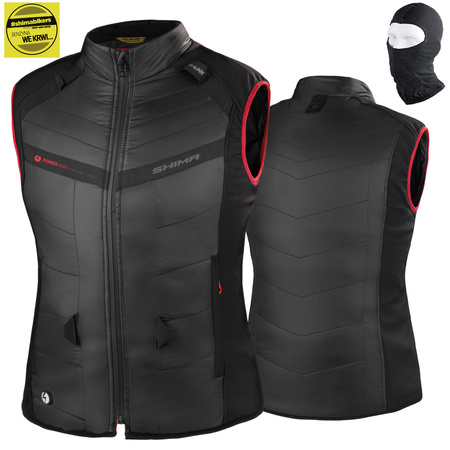 KAMIZELKA GRZEJĄCA MOTOCYKLOWA | SHIMA POWERHEAT | DAMSKA KURTKA OGRZEWANA