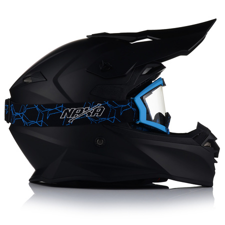 KASK MOTOCYKLOWY | VITO TIVOLI + GOGLE NAXA | OFF-ROAD ENDURO CROSS QUAD