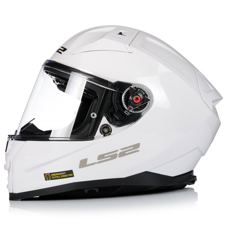 KASK MOTOCYKLOWY LS2 FF811 VECTOR II WŁÓKNO SZKLANE + PINLOCK + BLENDA