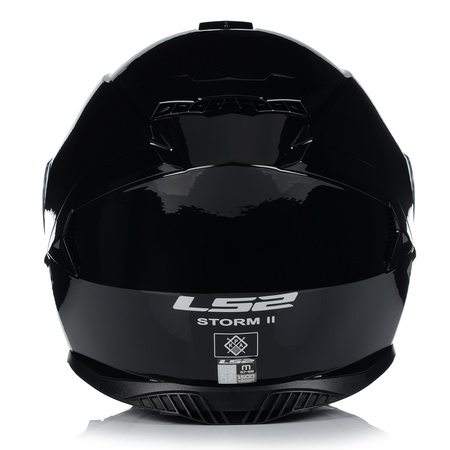 KASK MOTOCYKLOWY LS2 FF800 STORM II SOLID + PINLOCK + BLENDA ECER 22.06