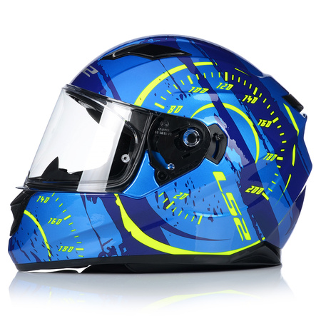 KASK MOTOCYKLOWY INTEGRALNY LS2 FF320 TACHO  + BLENDA