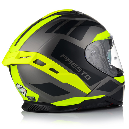 KASK MOTOCYKLOWY | VITO PRESTO | MĘSKI MATT SYSTEM PINLOCK + BLENDA ECE 06