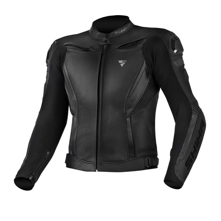 KURTKA MOTOCYKLOWA | SHIMA CHASE BLACK | MĘSKA SKÓRZANA SPORTOWA + GRATIS