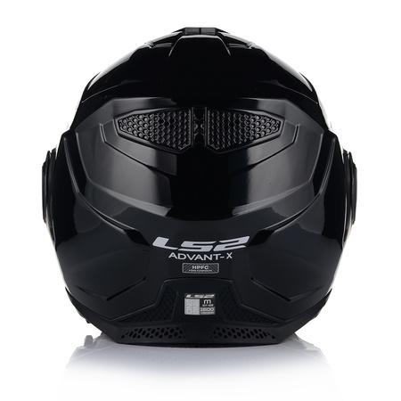 KASK MOTOCYKLOWY LS2 FF901 ADVANT CZARNY POŁYSK + INTERKOM VITO BLUETOOTH