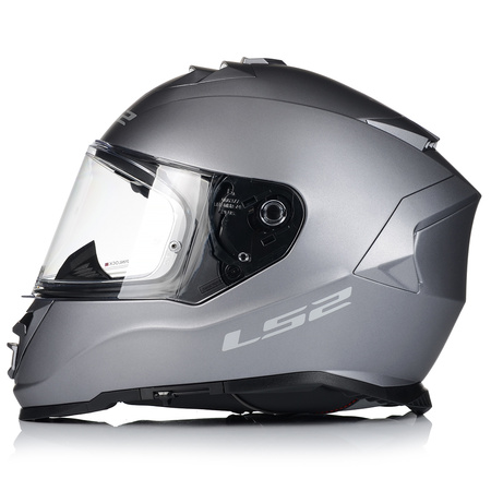 KASK MOTOCYKLOWY LS2 FF800 STORM II TITANUM + PINLOCK + BLENDA ECER 22.06