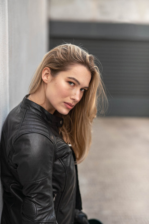 KURTKA MOTOCYKLOWA | SHIMA WINCHESTER 2.0 BLACK | DAMSKA SKÓRZANA + GRATIS