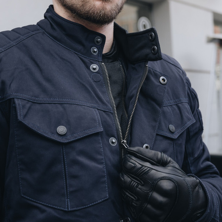 KURTKA MOTOCYKLOWA | REBELHORN HUNTER | TEKSTYLNA MĘSKA KLASYCZNA + GRATISY