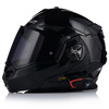 KASK MOTOCYKLOWY LS2 FF901 ADVANT CZARNY POŁYSK + INTERKOM VITO BLUETOOTH