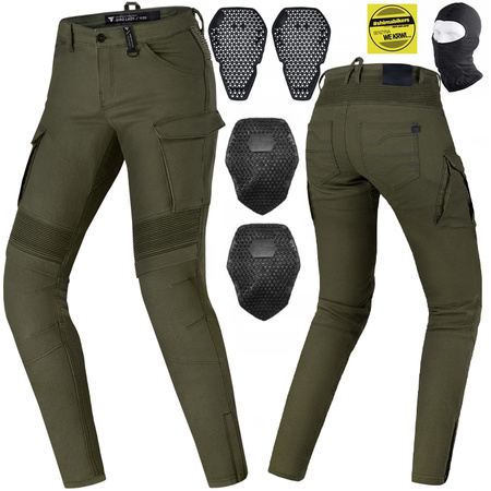 SPODNIE MOTOCYKLOWE | SHIMA GIRO 2.0 | DAMSKIE JEANSY + OCHRANIACZE GRATIS