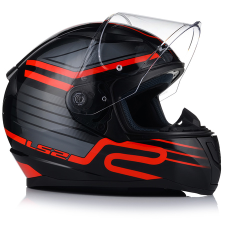 KASK MOTOCYKLOWY LS2 FF353 RAPID II CIRCUIT RED SYSTEM PINLOCK ECER 22.06