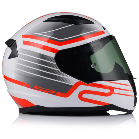 KASK MOTOCYKLOWY LS2 FF353 RAPID II CIRCUIT ECE 22.06 + PRZYCIEMNIANA SZYBA