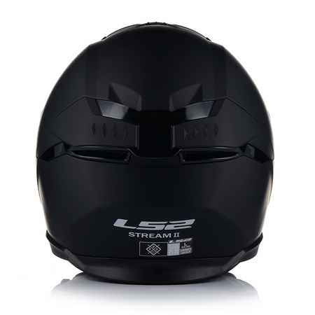 KASK MOTOCYKLOWY LS2 FF808 STREAM II CZARNY MATT SYSTEM PINLOCK + BLENDA