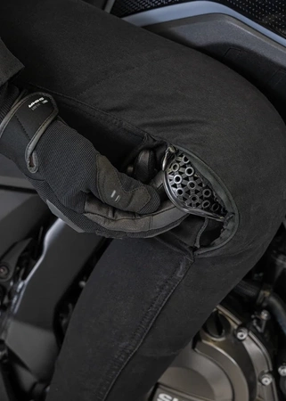 SPODNIE MOTOCYKLOWE | SHIMA FLEXX BLK | CZARNE DAMSKIE JEANSY + GRATISY