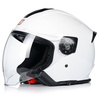OTWARTY KASK MOTOCYKLOWY BIAŁY ORIGINE PALIO SKUTER CHOPPER + BLENDA 