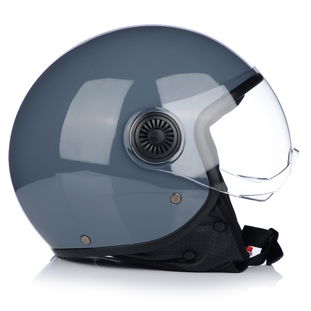 KASK MOTOCYKLOWY OTWARTY | VITO LORETO | NARDO GREY SKUTER CHOPPER ECE 22.06