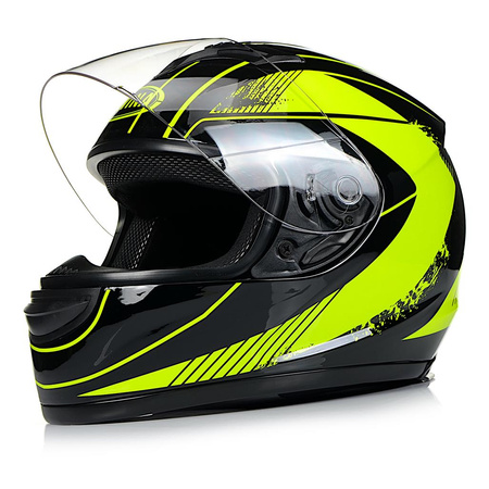 INTEGRALNY KASK MOTOCYKLOWY ZAMKNIĘTY NA MOTOR SKUTER AWINA POŁYSK 