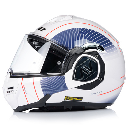 KASK MOTOCYKLOWY | LS2 FF906 ADVANT COOPER | SZCZĘKOWY + PINLOCK + PLECAK