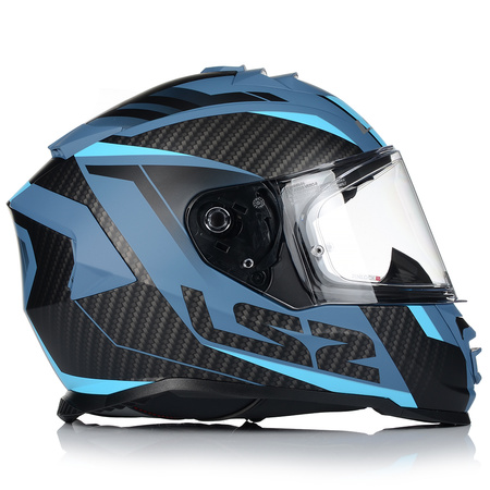 KASK MOTOCYKLOWY LS2 FF800 STORM II RACER + PINLOCK + BLENDA ECER 22.06