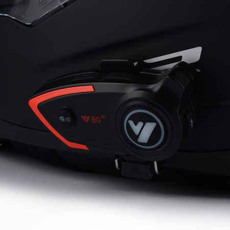 KASK MOTOCYKLOWY LS2 FF353 RAPID II CZARNY MATT + INTERKOM VITO BLUETOOTH